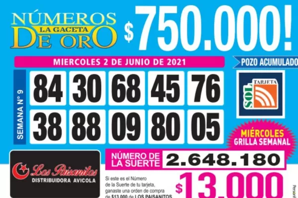 Los Números de Oro de LA GACETA