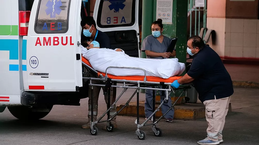 Coronavirus: Chile tiene casi el 97% de sus camas de terapia intensiva ocupadas