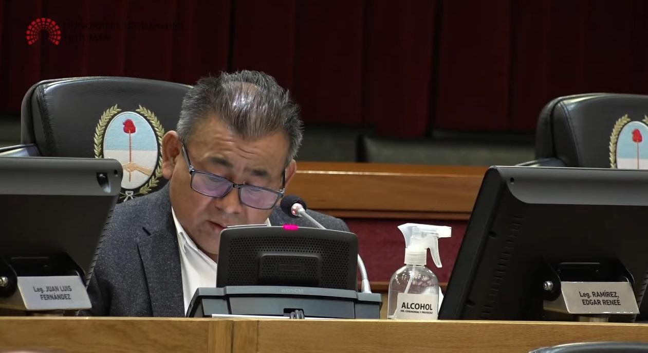 RENEÉ RAMÍREZ. El legislador manzurista preside la comisión de Salud Pública. Captura de Video / YouTube de Legislatura de Tucumán