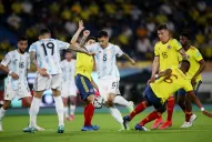 Argentina no lo aguantó y Colombia se lo empató en tiempo de descuento