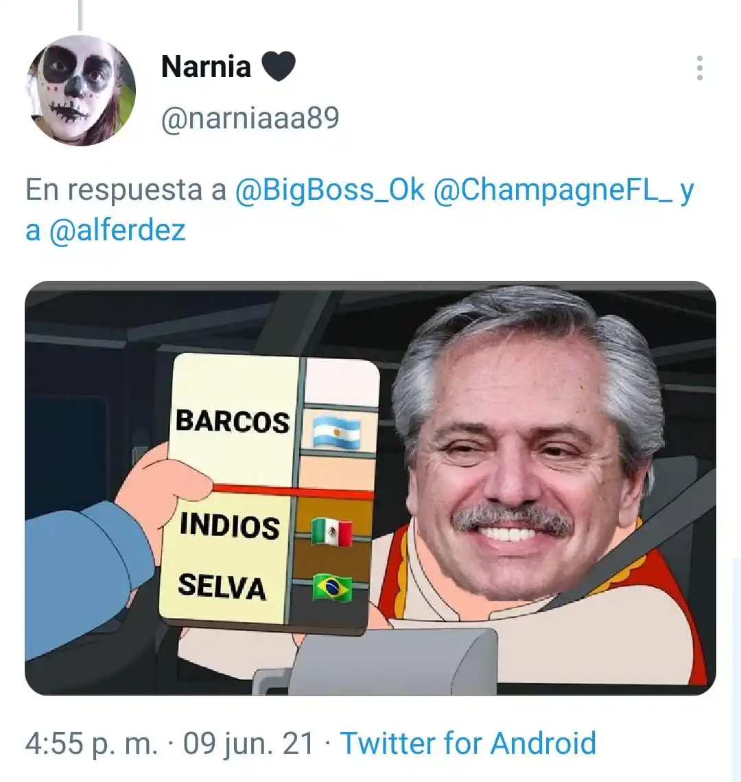 Las redes sociales se llenaron de memes tras la polémica frase del Presidente