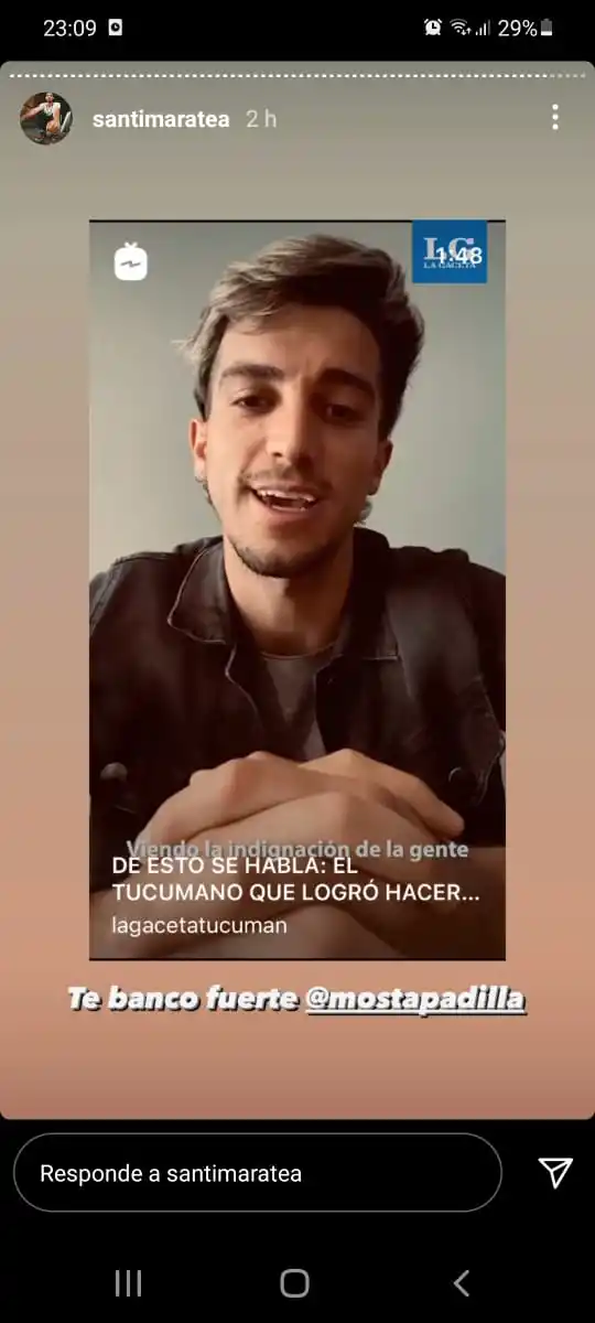 Santiago Maratea salió a bancar al influencer tucumano que recaudó $340.000 para la UNT