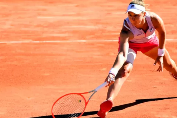 Podoroska cayó en las semifinales de dobles en Roland Garros