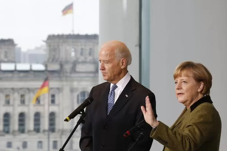 ENCUENTRO. Joe Biden y Angela Merkel se reunirán el próximo 15 de julio. FOTO DE ARCHIVO / REUTERS.