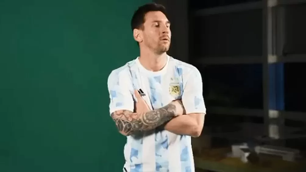 Messi, capitán y símbolo de la Argentina, que debuta ante Chile por la Copa América (Foto: IG Argentina)