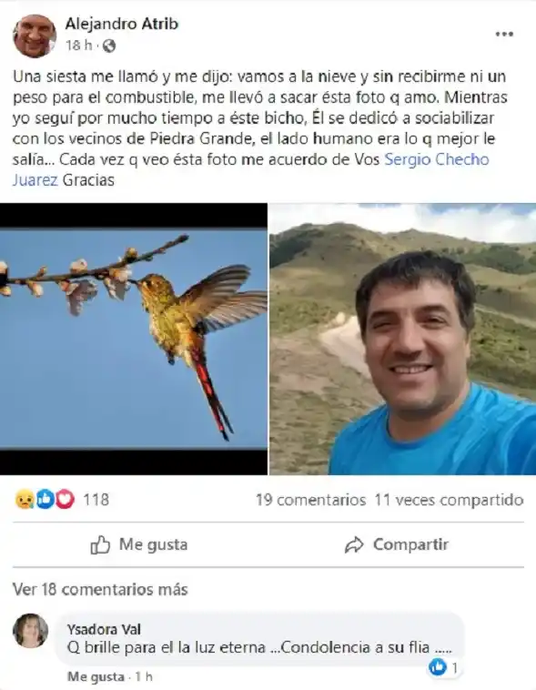 Las redes se inundaron de mensajes de dolor y de bronca por el crimen de Checho Juárez