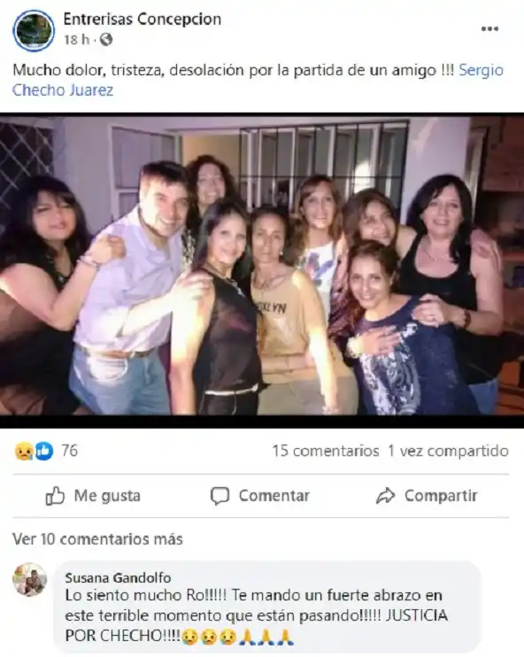 Las redes se inundaron de mensajes de dolor y de bronca por el crimen de Checho Juárez