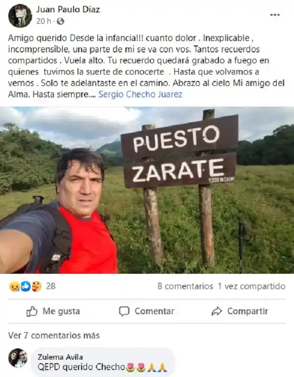 Las redes se inundaron de mensajes de dolor y de bronca por el crimen de Checho Juárez