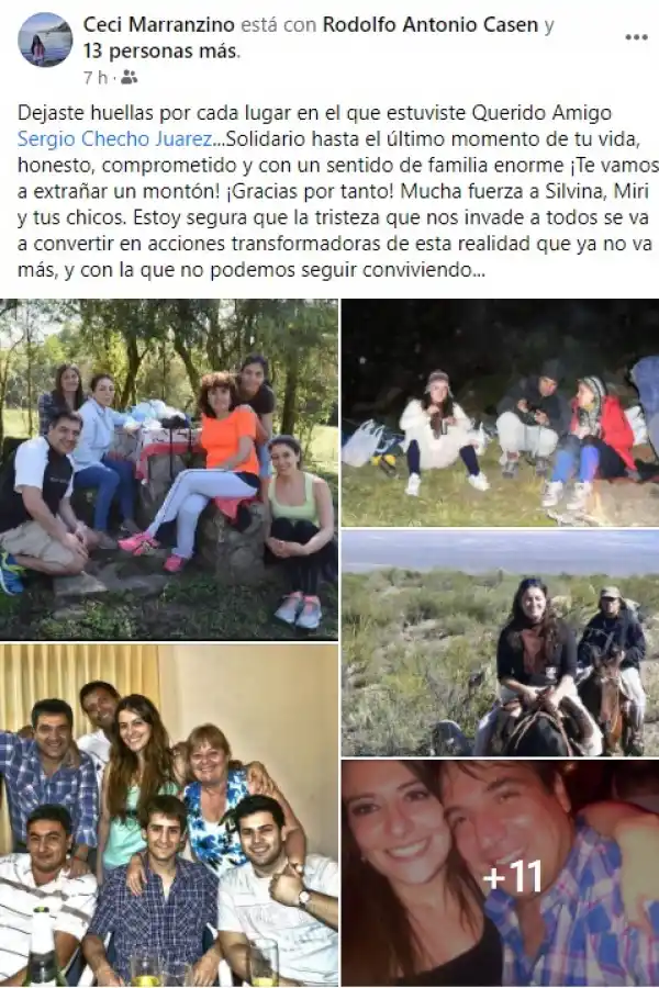 Las redes se inundaron de mensajes de dolor y de bronca por el crimen de Checho Juárez