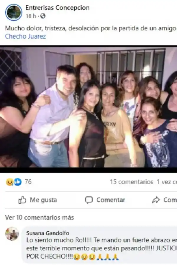 Las redes se inundaron de mensajes de dolor y de bronca por el crimen de Checho Juárez