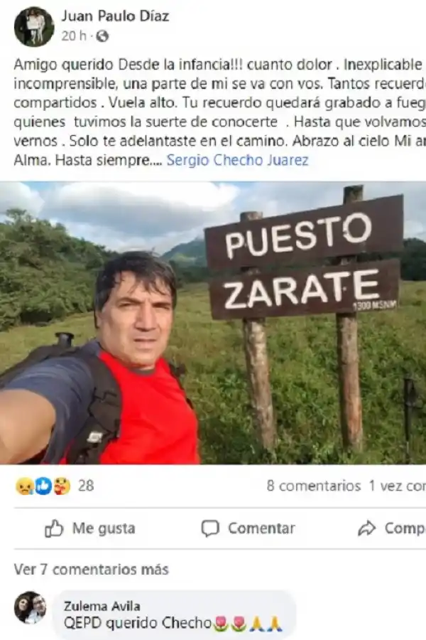 Las redes se inundaron de mensajes de dolor y de bronca por el crimen de Checho Juárez