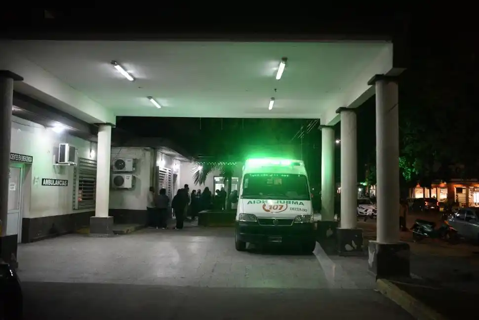 EN UNA CAMIONETA. La víctima fue trasladada al hospital de Concepción, pero llegó sin vida. 