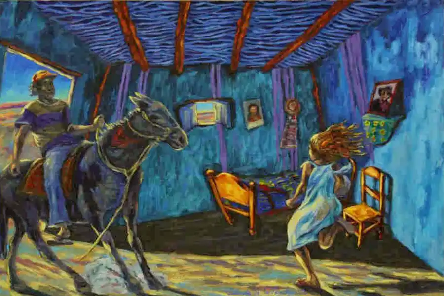 Algunas de las obras de Víctor Quiroga