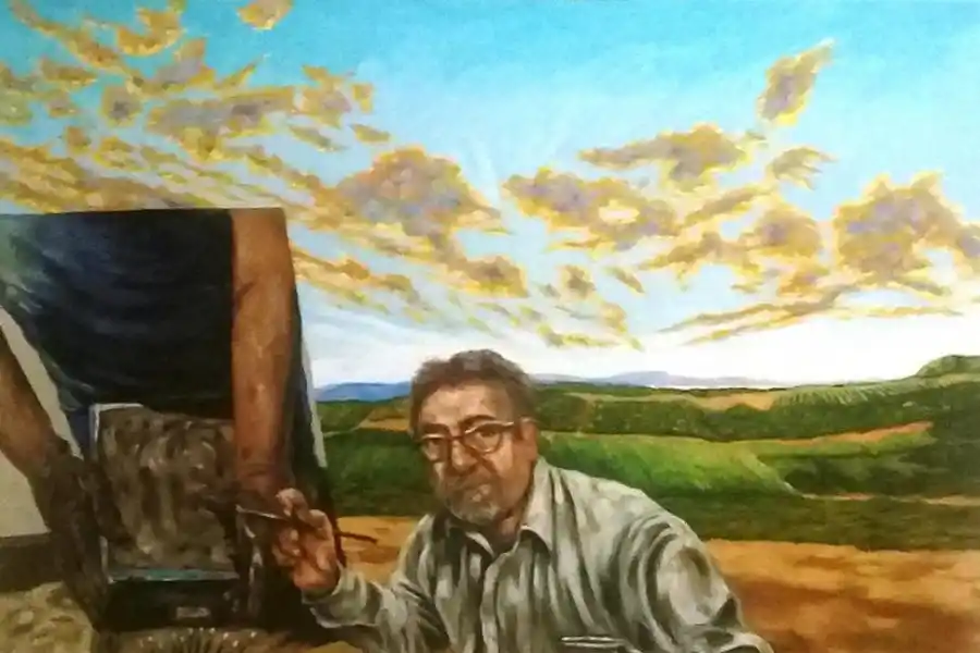 AUTORRETRATO. Oriundo de Villa Alem, Víctor Quiroga obtuvo importantes distinciones a lo largo de su camino y vivió ocho años en París. 