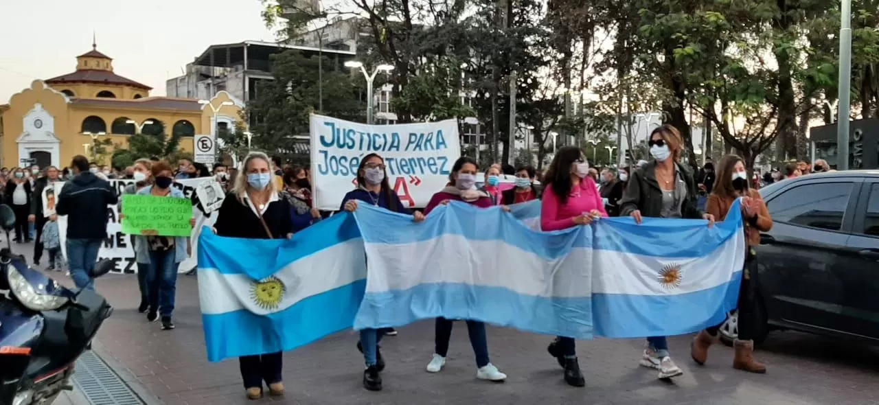 Marcha por Checho Juárez en Concepción. 