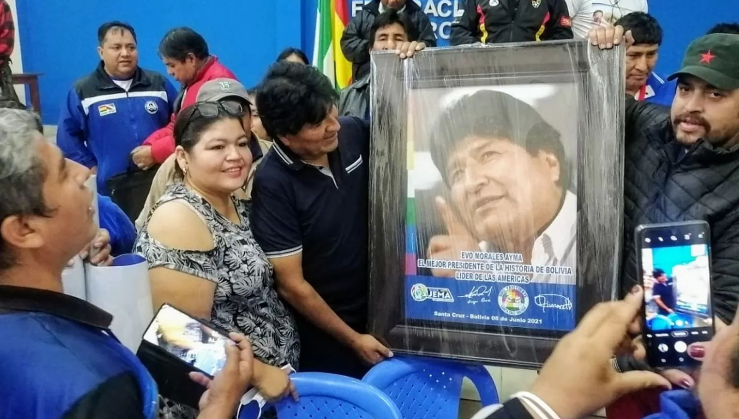 ACTIVO. Evo Morales mantiene constantes encuentros con organizaciones sociales en todo Bolivia.