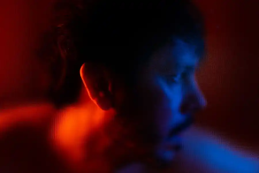 EL MÚSICO. El perfil de Aristimuño, motivo del diseño. 