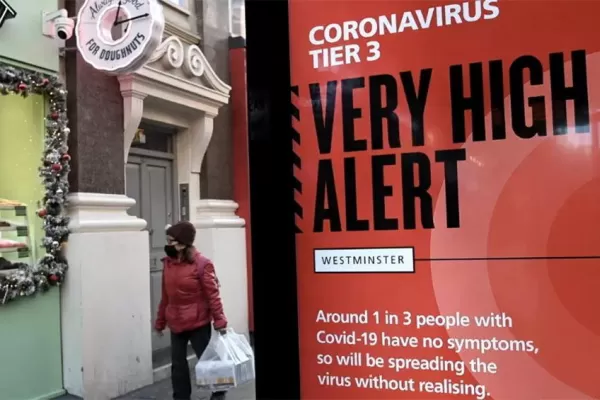 Por primera vez desde febrero, Reino Unido supera los 10.000 casos diarios de covid-19