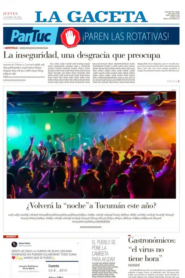 PREOCUPADO. “Mosta” Padilla puso énfasis en la inseguridad que viven los tucumanos. 