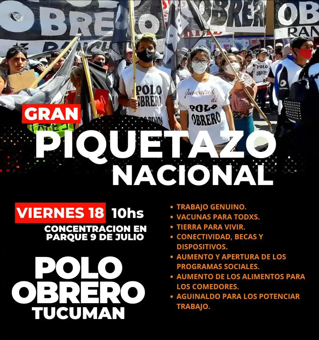 La izquierda de moviliza en todo el país contra el ajuste y por el pago del aguinaldo