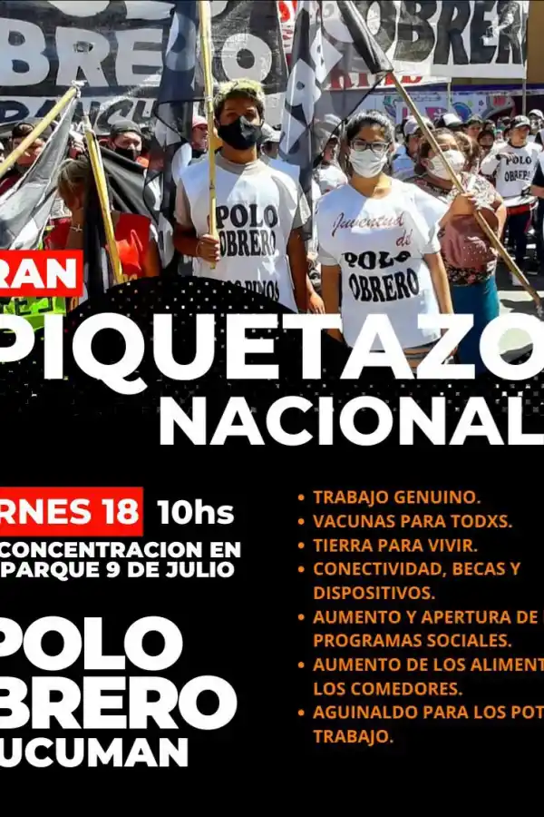 La izquierda de moviliza en todo el país contra el ajuste y por el pago del aguinaldo