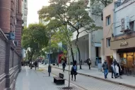 La semipeatonal de 25 de Mayo al 100 está lista para su paso