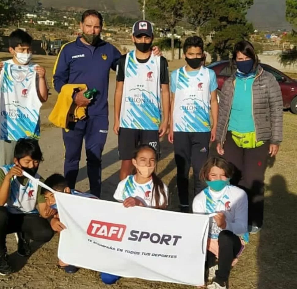 EVOLUCIÓN. El objetivo es desarrollar el atletismo entre los jóvenes de Tafí, como fondistas, velocistas, saltadores o vallistas. 