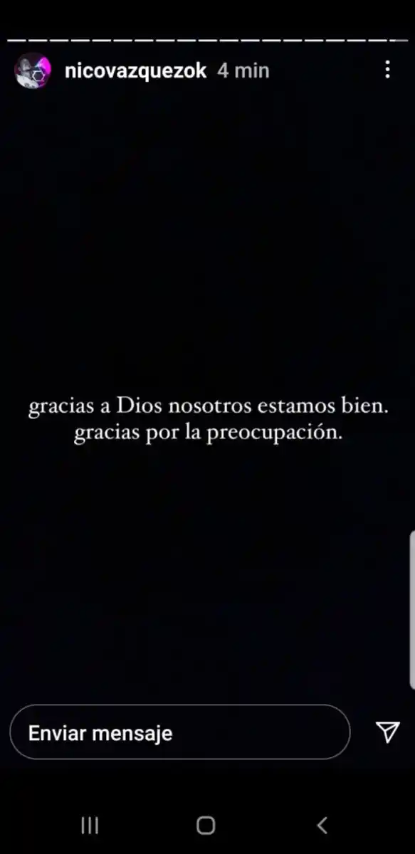 Instagram de Nicolás Vázquez