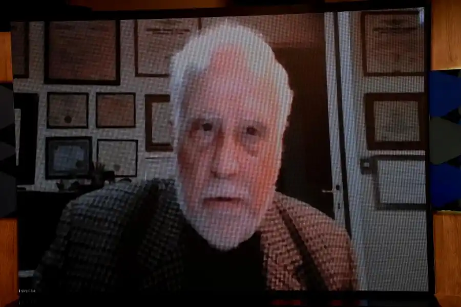 BUENOS AIRES. Guadagni habló a través de una videollamada.  