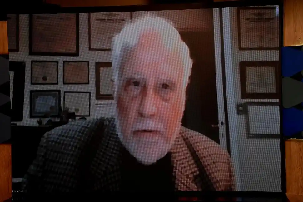 BUENOS AIRES. Guadagni habló a través de una videollamada.  