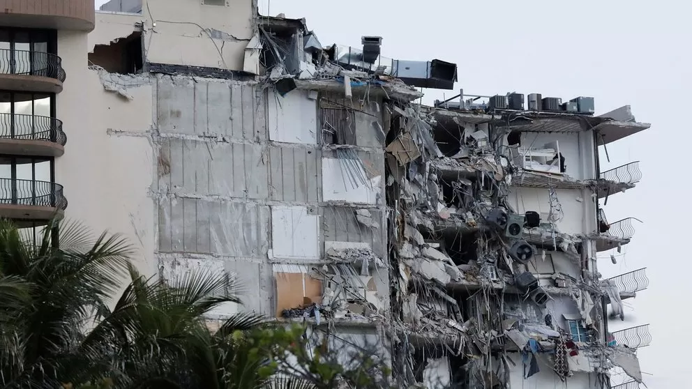 Derrumbe de un edificio en  Miami. Reuters