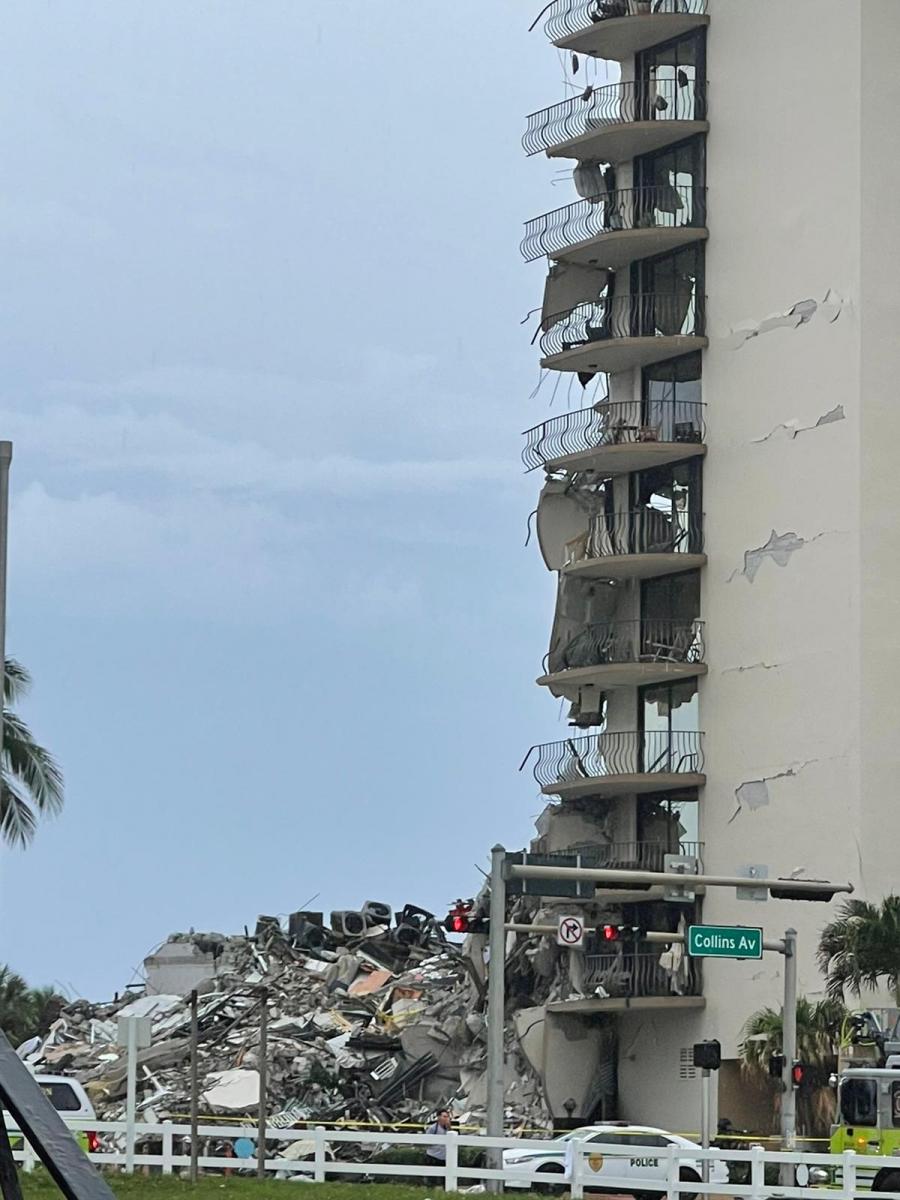 Derrumbe en Miami: Nicolás Vázquez dio un estremecedor relato del colapso