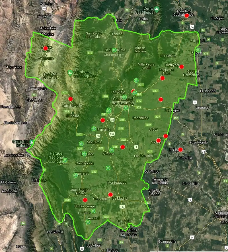 Las primeras heladas más intensas se registraron en las zonas de cultivos