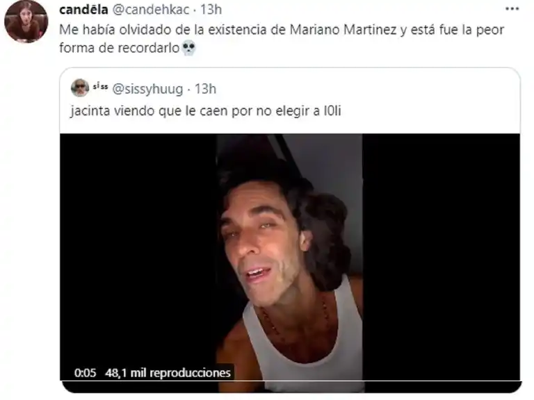 De Cerati a Luis Miguel: Mariano Martínez se animó a cantar y en las redes lo destrozaron 