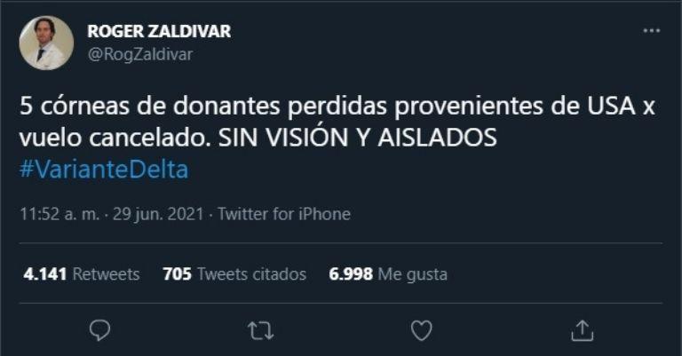 Incucai desmintió que se hayan perdido córneas debido a las restricciones en los vuelos