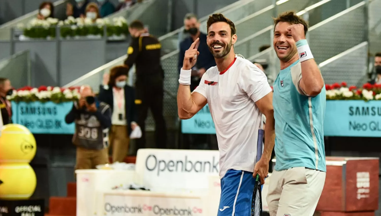 EXPERIENCIA. Granollers y Zeballos ganaron en mayo el Masters 1000 de Madrid. 