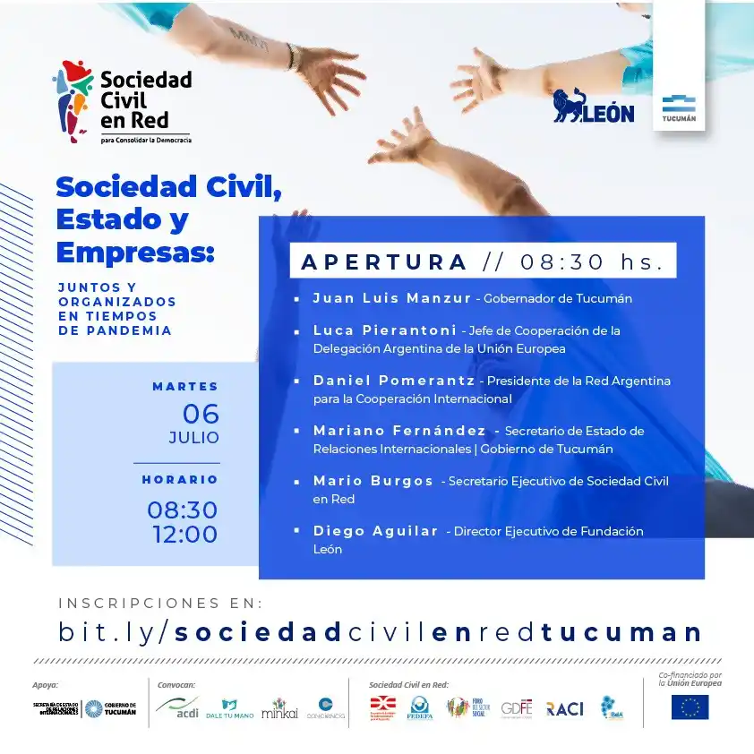 Streaming de la Sociedad Civil: llega un Encuentro histórico