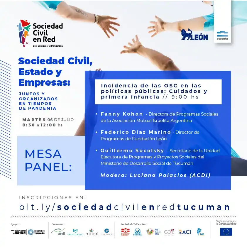 Streaming de la Sociedad Civil: llega un Encuentro histórico