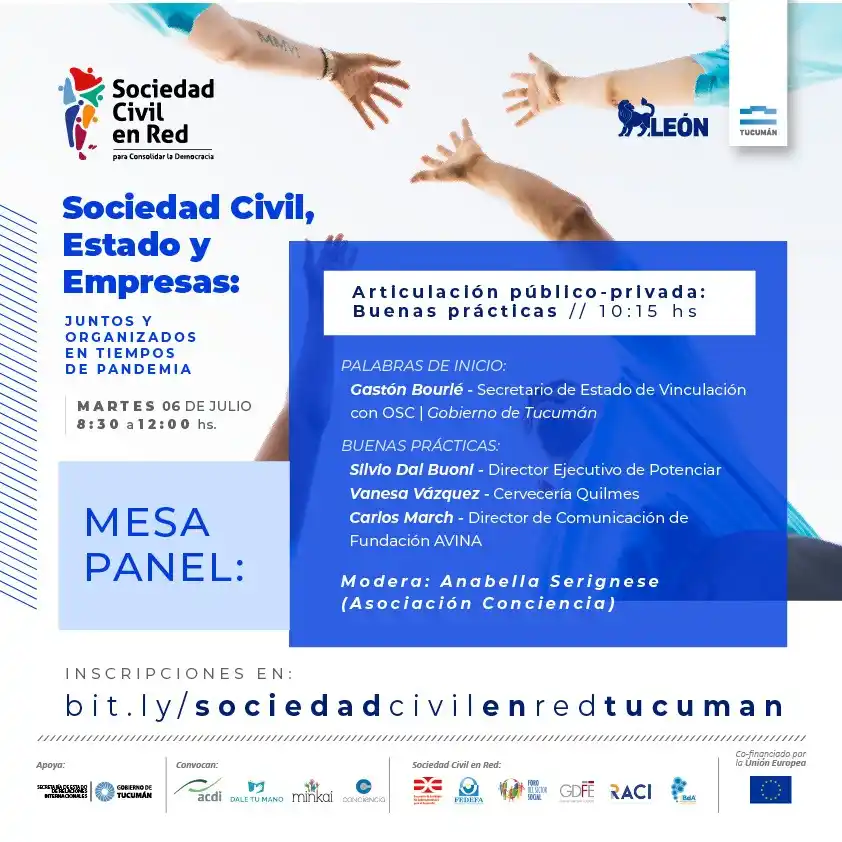 Streaming de la Sociedad Civil: llega un Encuentro histórico