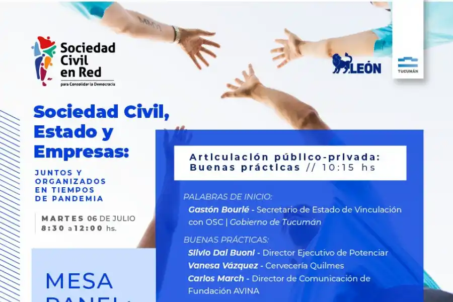 Streaming de la Sociedad Civil: llega un Encuentro histórico