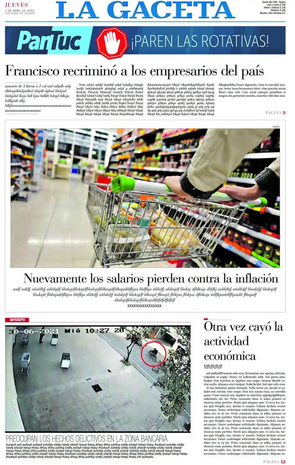 OPINIÓN. El profesional afirmó que el gobierno Nacional aplica un ajuste “salvaje”.