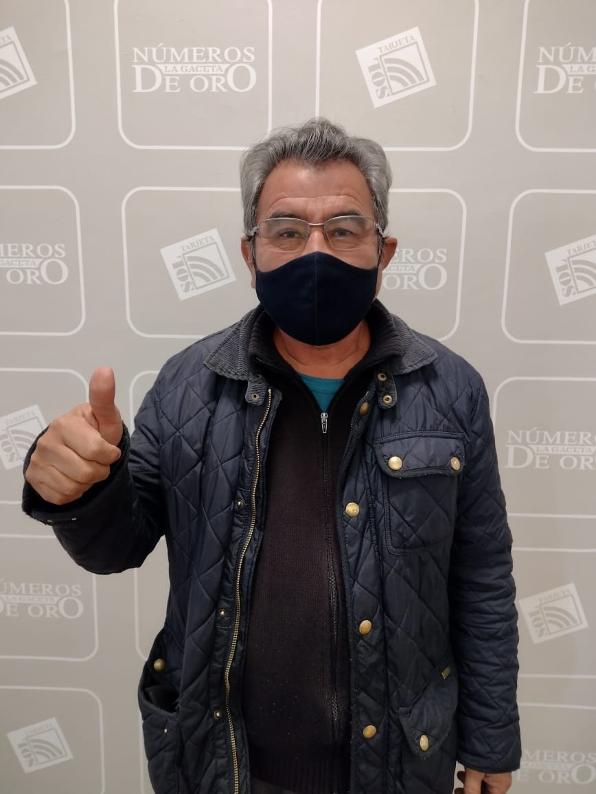 MIGUEL ÁNGEL CAMPOS. Pagará deudas y arreglará la casa, comentó.  
