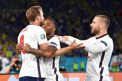 Inglaterra aplastó 4 a 0 a Ucrania y se metió en las semis de la Eurocopa