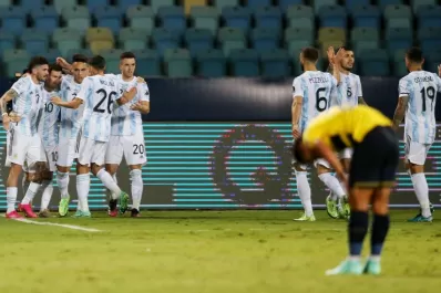 Después de sufrir bastante, Argentina liquidó a Ecuador