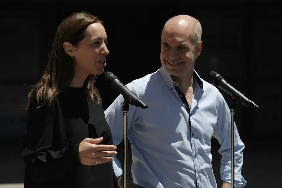 APOYO. Vidal y Larreta destacaron la decisión de Patricia Bullrich de no presentarse como candidata. FOTO DE ARCHIVO.