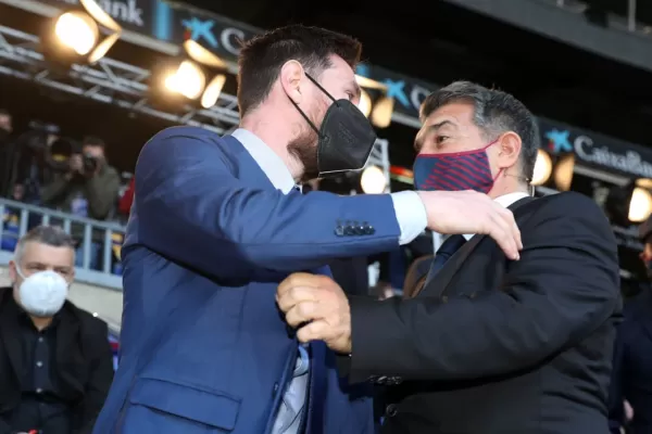 Aunque Messi no renovó, el presidente de Barcelona asegura que todo va bien