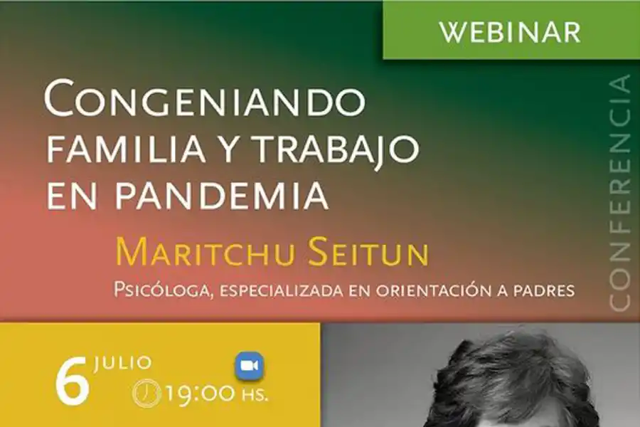 ¿Cómo congeniar familia y trabajo en pandemia? Inscribite en este Webinar de la Fundación del Tucumán
