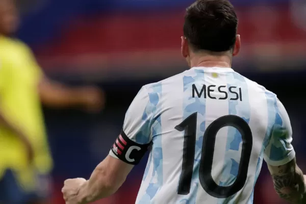 Bailá ahora, bailá, el grito de Messi después que Mina erró su penal