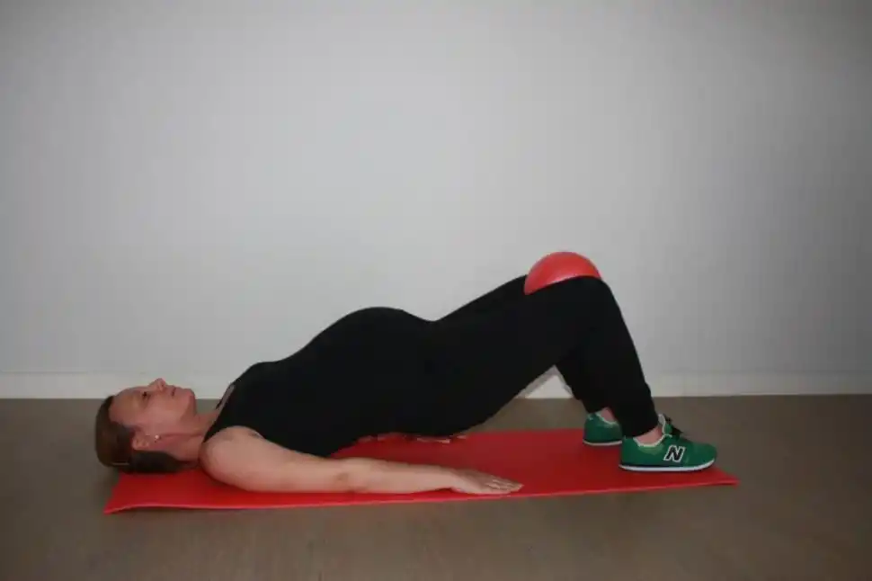 PUENTE. Elevando lento el abdomen estirás los músculos de la espalda. 