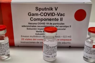 Proyectan un millón de dosis del componente 2 de Sputnik V fabricadas en el país